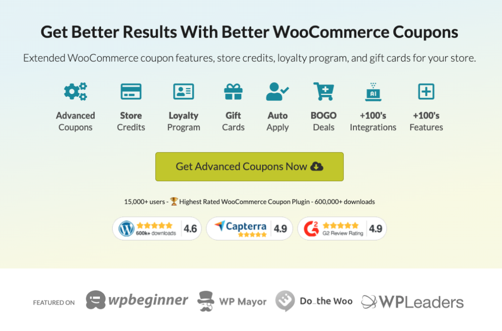 #1-rated coupon plugin in WooCommerce